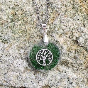 Sparkly Tree Necklace